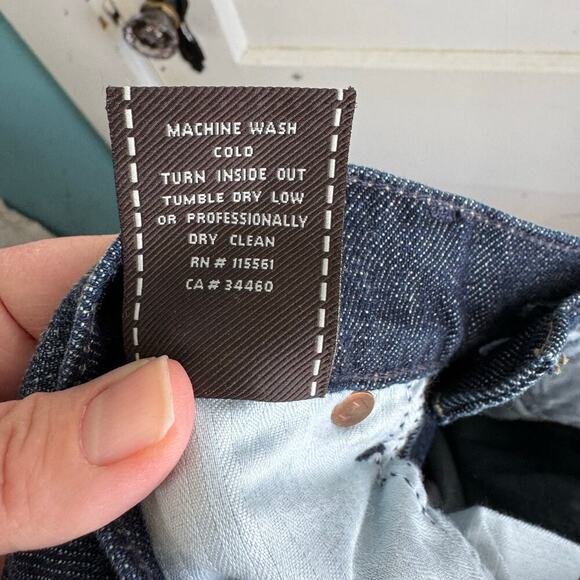 7 For All Mankind Medallion Pocket Bootcut Jeans Women’s Size 26 Embellished - Picture 9 of 12